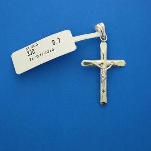 Cruz Con Cristo De Plata Ley 925 Eurodiseños Scrug