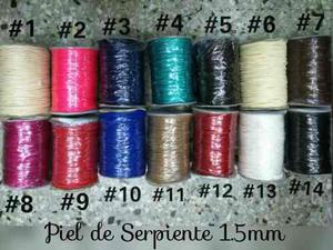 Hilo Piel De Serpiente 1.5mm 100mtrs