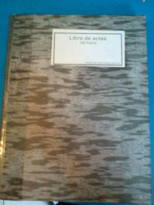 Libro Actas Accionistas Contabilidad 100 Folios Puerto Ordaz