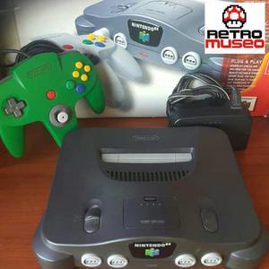 Nintendo 64 Con Su Control Y Caja
