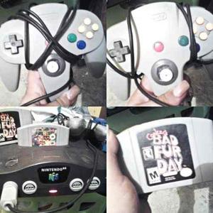 Nintendo 64 Solo Consola, Cables Y Controles