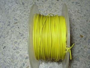 Rollo Cable Amarillo Para Jumper Telefonico 1 Hilo