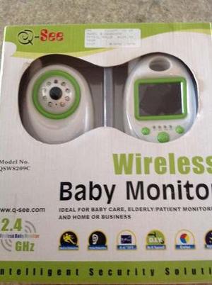 Video Monitor A Color Para Bebés Q See 2.4 Wireless