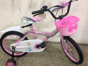 Bicicleta Niños Y Niñas Rin 16 De Frozen Y Super