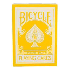 Cartas De Magia Y Poker Bicycle Rider Back Reversed Amarillo