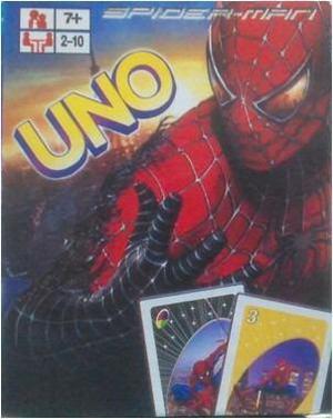 Cartas Uno Spiderman, Regalo, Juego De Mesa.