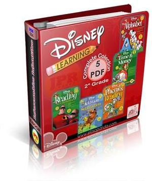 Curso De Ingles Para Niños,the Disney Learning, 5 Volumenes