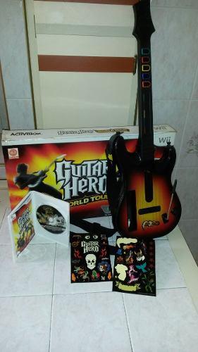 Guitar Hero World Tour Original Con Guitarra.
