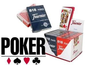 Juego Cartas De Poker Naipes Azul/rojo !super Oferta!