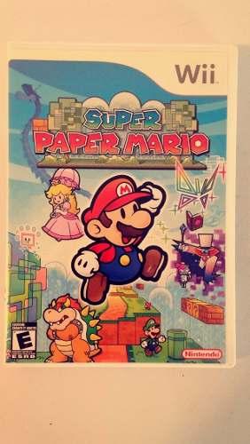 Juego De Wii Original Super Paper Mario