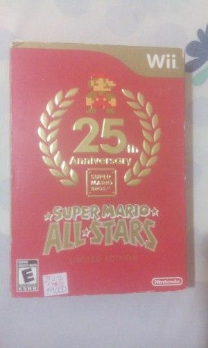 Juego Original 25° Aniversario Super Mario Nintendo Wii