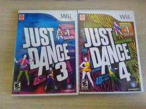 Just Dance 3 Y 4 Para Wii