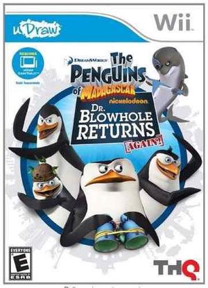 Los Pinguinos De Madagascar Para Udraw Wii Nuevo Sellado!!