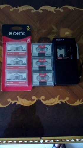 Microcassette Sony Original +grabadora Para Reparar Sony