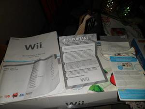 Nintendo Wii Original Con Juego Mariokart Adicional