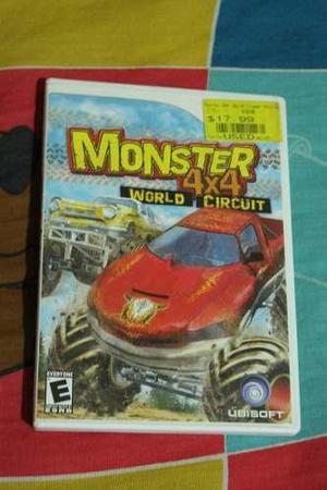 Wii Juego Original Monster 4 X 4 World Circuit