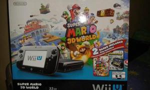 Wii U Black Edición, 32 Gb Memoria Y 2 Juegos Incluidos