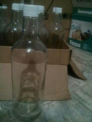Botellas De Vidrio De 1lt Y 0,75 Recicladas