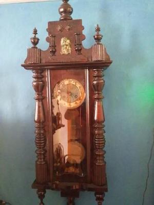 Reloj De Pared Muy Antiguo Gustav Becker