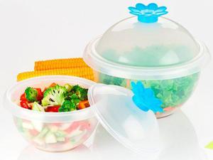 Set 2 Bowl Envases Plasticos Cocina Ensaladera Envio Gratis