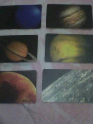Tarjeta De Coleccion De Cantv Motivo Sistema Solar