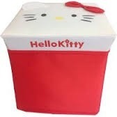 Caja Organizadora De Juguetes + Asiento Hello Kitty