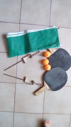 Kit De Ping Pong Stiga:malla Con Parales, Raquetas Y Pelotas