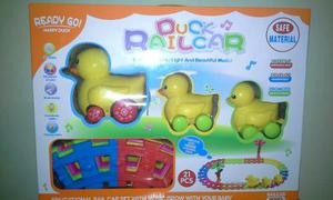 Pista Para Bebés. Railcar Duck. Musical