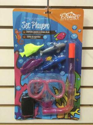 Set Playero Ecology Para Niñas Modelo Pez.