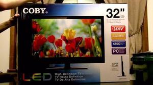 Tv 32 Led 1080p Marca Coby, Modelo 2014 Hdmi, Usb, Vga