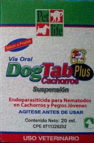 Desparasitante Para Cachorros Y Perros Jóvenes Dog Tab Plus