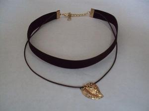 Gargantilla Choker De Cuero Al Mayor Y Detal Finos Acabados