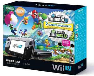 Nintendo Wii U Edicion Especial Mario Bross Y Luigui