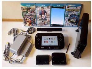Wii U Set Deluxe Nintendoland Color Negro Juegos Originales