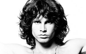 Afiche Foto De Jim Morrison En Vinil Autoadhesivo 60 X 40 Cm