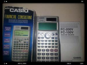 Calculadora Casio Fc-200v Financiera. Usada