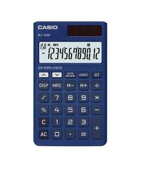 Calculadora De Mesa, Azul Oscuro 12 Dígitos Nj-120d-rd