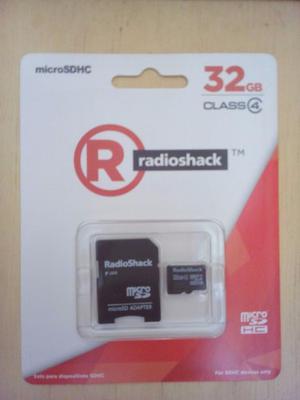 Memoria Sd 32gb Radioshack Para Celular Y Cámara Digital