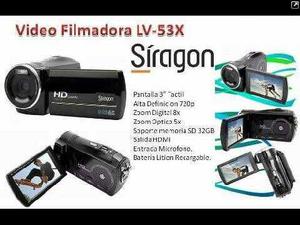 Vendo Video Cámara Siragon Full Hd. Lv 53x