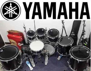 Bateria Yamaha 8 Pzas Alfombra Doble Pedal Y Mas Como Nuevo