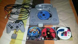 Playstation 1 Original + Un Control + 3 Juegos Originales