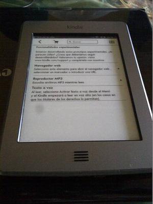 Vendo Kindle Touch 4ta Generación