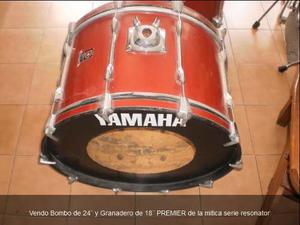 Vndo Bombo De 24¨ Y Granadero 18¨ Premier Resonator 250mil