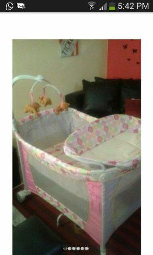 Corral Cuna Master Kids Para Niña (nuevo A Estrenar)