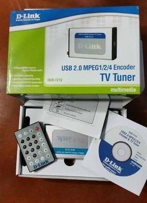 Tv Tuner D- Link Usb 2.0 Mpeg 1/2/4 Enconder