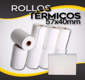 Rollos Termico 57x40 P/punto De Venta Blancos Promocion