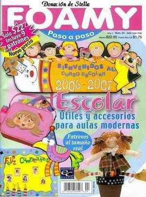 11 Revistas De Manualidades En Foami (lote 1)