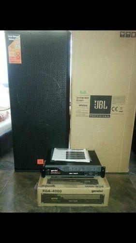 Amplificador Profesional Gemini 4000 Y Corneta Profes. Jbl