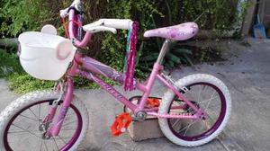 Bicicleta Greco Para Niñas Rin 12 Rosada