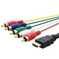 Cable Convertidor Hdmi A 5 Rca Componente 1.5mts Tv Video Sa